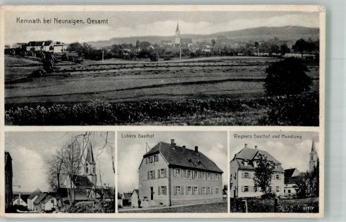 95478 W8584 Kemnath - Kirche Gasthaus Lüber Gasthaus -Geschäft Wagner