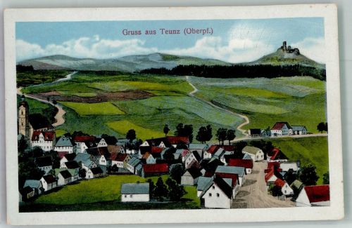 92552 W8478 Teunz - Burg K irche St. Lambert