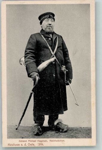 W2179 Neuhaus Oste Johann Michael Hagenah, Nachtwächter 1914