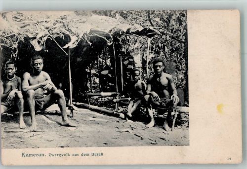 1906 - Volkstypen Zwervolk aus dem Busch