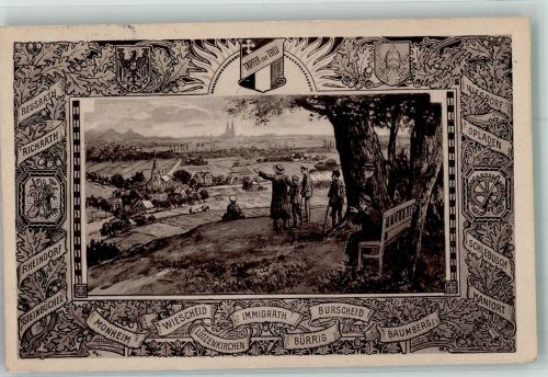 W5090 Opladen Verband Kathol. Jünglingsvereine Kolping 1920 Künstlerkarte