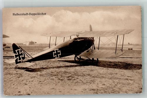 Verlag Sanke Halberstadt-Doppeldecker WK I Sanke, Flugzeug
