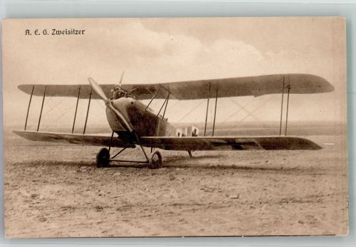 Verlag Sanke A.E.G. Zweisitzer Sanke, Flugzeug