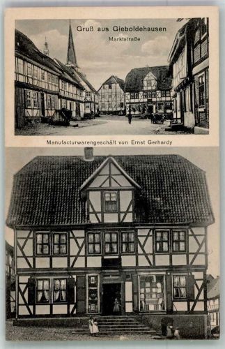 37434 W3429 Gieboldehausen - Marktstraße Manufacturwarengeschäft Ernst Gerhardy