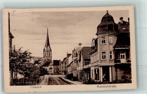 34497 W3540 Korbach Gebrauchsspuren Bahnhofstraße beschnitten