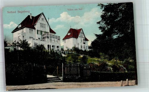 23795 W2360 Bad Segeberg 1915 Gebrauchsspuren Villen am See