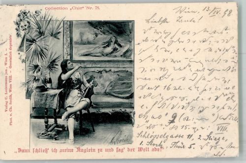 Dann schließ ich meine Äugelein Frau Collection Chic Nr. 78 Sekt 1898