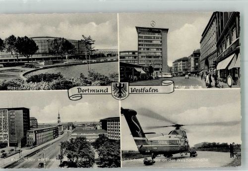 W4600 Dortmund Westfalenhalle Straßenbahn Oldtimer Hubschrauber