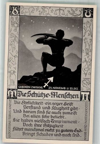 Die Schütze Menschen 23.11.-22.12. Sternzeichen