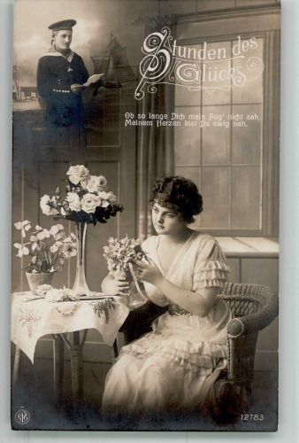 Soldatenliebe Stunden d. Glücks 12783 NPG 1916
