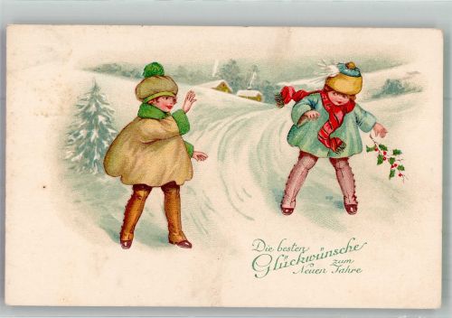 Neujahr Glückwunsch Kinder No. 2120 Amag