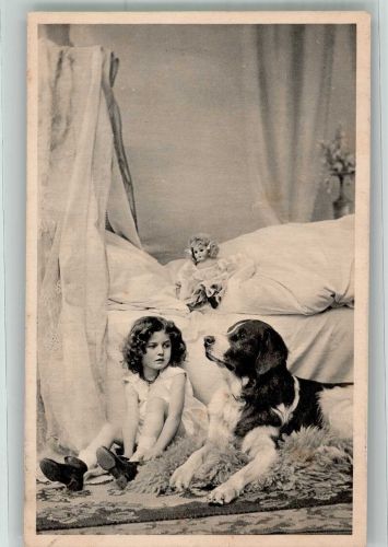 Kind Puppe Bernhardiner 1906