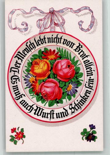 Spruch Serie Bauernteller AHF Nr. 255 Porzellan