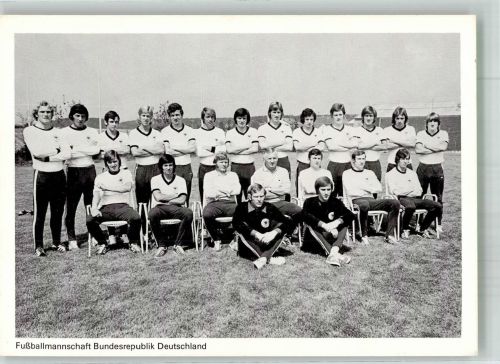 W8000 München Fußballmannschaft d. Bundesrepublik Deutschland 1972 Olympiade