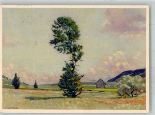 sign. Liner, Carl Eggerstand Appenzell Natur Künstlerkarte