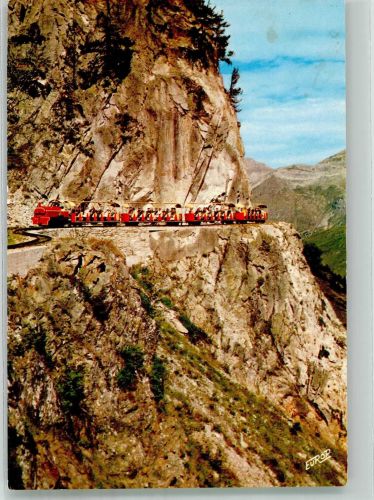 Petit Train d'Artouste die schmalspurige Bergbahn in den französischen Pyrenäen Eisenbahnzug Foto AK