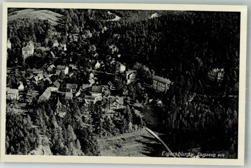 98716 O6303 Elgersburg 1938 Foto AK Fliegeraufnahme des Ortes