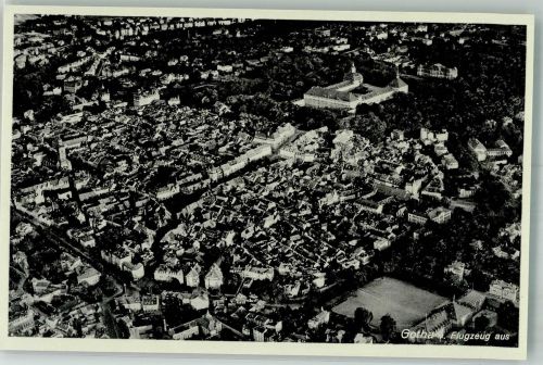 99867 O5800 Gotha , Thür 1939 Foto AK Fliegeraufnahme des Ortes mit Schloss Friedenstein