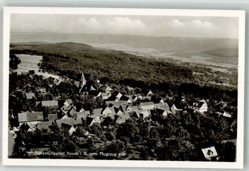 73630 W7064 Buoch 1939 Foto AK Fliegeraufnahme des Ortes mit Kirche St. Sebastian