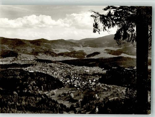 76571 W7560 Selbach , Murgtal Foto AK Panorama des Ortes