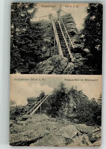 95643 W8593 Tirschenreuth - Saubadfelsen Katzentrögel Naturpark Steinwald