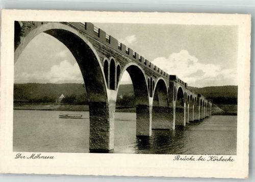59519 W4773 Körbecke , Möhnesee - Möhnesee Brücke