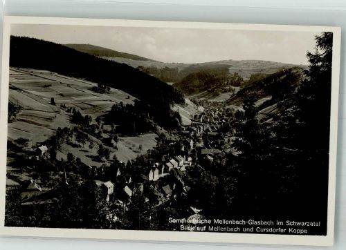 98746 O6428 Mellenbach-Glasbach Foto AK Cursdorfer Koppe