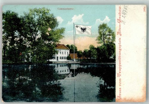 39291 O3271 Altengrabow 1905 - Kommandantur Truppenübungsplatz