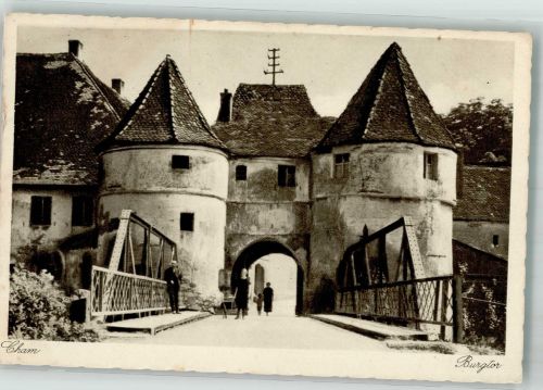 93413 W8490 Cham , Oberpf - Burgtor
