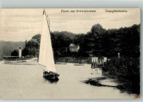 14548 O1501 Ferch 1921 - Schwielowsee Dampferstation