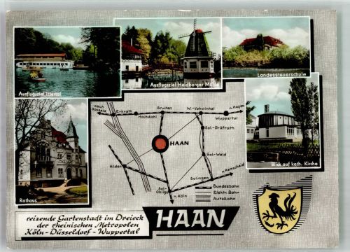 42781 W5657 Haan , Rheinl - Landesstteuerschule Ittertal Rathaus