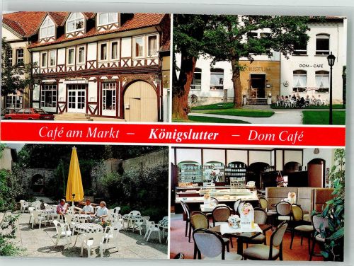 38154 W3308 Königslutter am Elm - Cafe am Markt Dom Café