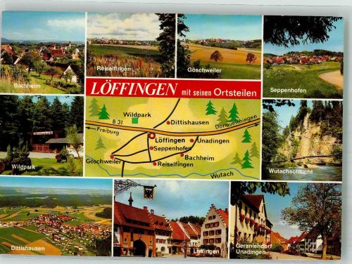 79843 W7827 Löffingen - Dittishausen Bachheim Seppenhofen