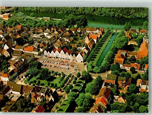25840 W2254 Friedrichstadt , Eider - Mittelburggraben