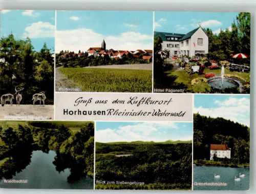 56593 W5453 Horhausen Westerwald - Hotel Paganetti Grenzbachmühle