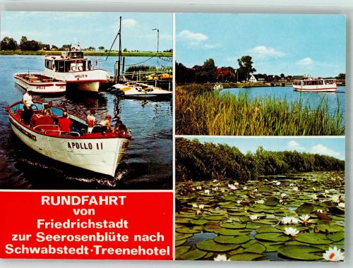 25840 W2254 Friedrichstadt , Eider - Personenschifffahrt Schröder