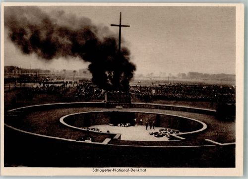 W4000 Düsseldorf Schlageter-National-Denkmal Schlageter Foto AK