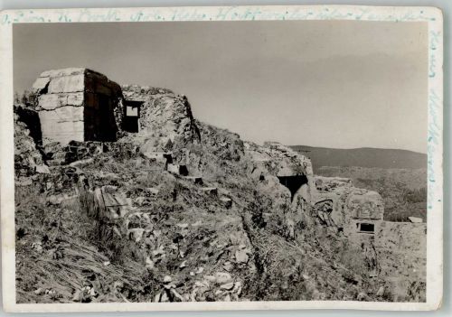 Wattwiller Wattweiler Hartmannsweilerkopf Feste Bischofshut Verlag Heinrich Hoffmann H.3 Gefecht WK I und WK II 1944 Foto AK