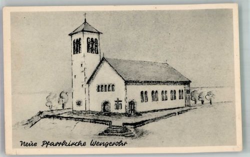 54516 W5560 Wengerohr Künstlerkarte St. Peter Kirche