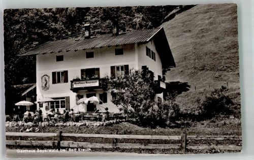 Kreuth Bad Foto AK Gasthaus Pension Bayerwald