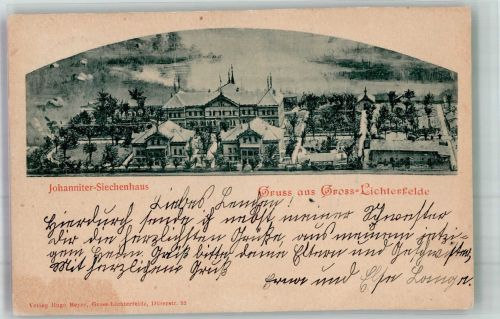 10115 W1000 Lichterfelde Foto AK Krankenhaus Johanniter-Soechenhaus
