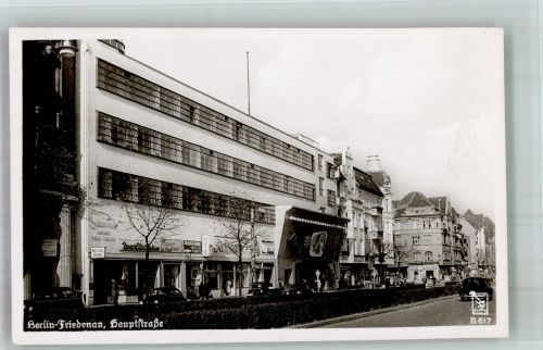 10115 W1000 Friedenau 1954 Foto AK Hauptstrasse