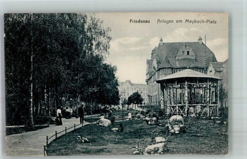 10115 W1000 Friedenau 1913 Foto AK Maybach-Platz