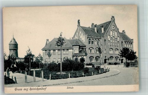 10115 W1000 Reinickendorf Foto AK Schule Wasserturm