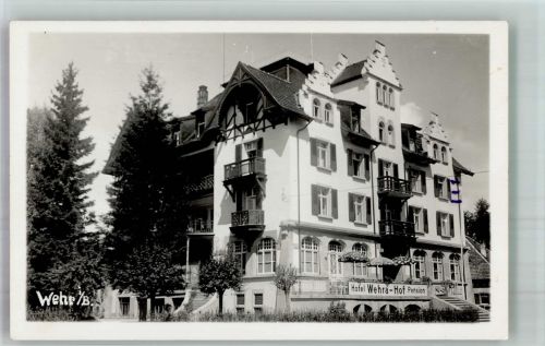 79664 W7867 Wehr , Baden 1930 - Hotel Wehra Hof