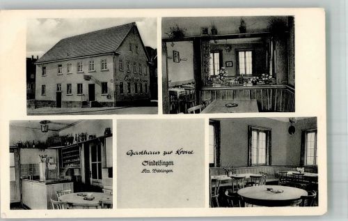 71063 W7032 Sindelfingen Foto AK Gasthaus zur Krone