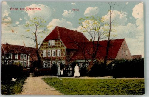27313 W2817 Dörverden 1927 Foto AK Pfarre
