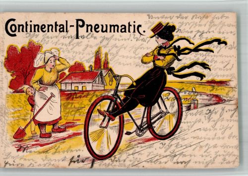 O1240 Fürstenwalde , Spree Fahrrad Pneumatic Continental 1905 BOAKC