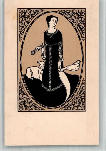 Deutscher Verband für Verbesserung der Frauenkleidung Jugendstil Windhund Frauenbewegung BOAKC