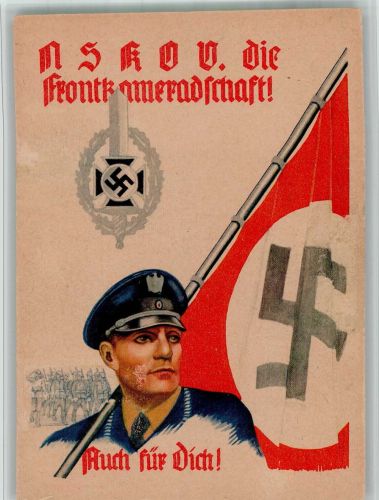 W6000 Frankfurt am Main NSKOV Nationalsozialistische Kriegsopferversorgung Propaganda WK II BOAKC